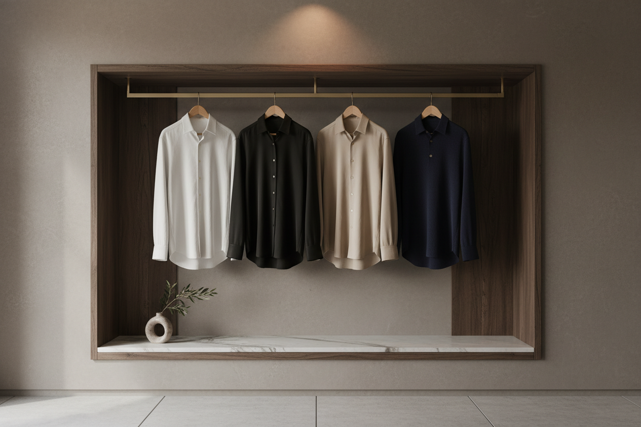 Men’s Black Full-Sleeve 100% Cotton Regular Fit Shirt